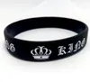 Bracelets 30pcs / lot Charme romantique Gift Unique Gift King Queen Bracelet Brangle Bangle Couples Anniversaire