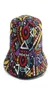 Men Women Fisherman Hat Vintage Print Panama Bucket Reversible Bob Chapeau Femme Retro Hip Hop Cap Gorros 2205138378978