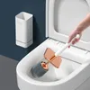 WIKHOSTAR TPR brosse de toilette en Silicone, poils souples et flexibles, nettoyage sans coins morts, accessoires de salle de bains 231225