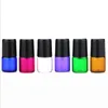 1200Pcs Small Colorful Essential Oil Bottles With Plastic Lid SS Ball ,1ml Glass Bottle, Mini Glass Vials Glass Container Xoajc