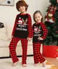 Weihnachts-Familienlook-Outfits, Weihnachtsmann-Aufdruck, Mutter, Tochter, Vater, Sohn, Baby, Hund, passende Kleidung, Weihnachtspyjama-Set, lässige, lockere Pyjamas 231225