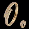 High-end luxe liefde gouden armband nagelarmband designer armbanden voor dames heren roestvrijstalen legering armband18k verguld goud zilver roos sieraden diamanten armbanden