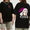 100% Cotton T-shirts Anime Kaneki Ken Shirts Tokyo Ghoul Streetwear T-shirt Short Sleeve Casual Summer Man Woman T Shirt