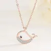 Necklaces Pendant Necklaces Pendant Necklaces Little Whale Necklace Korean Fashion Simple Forest For Women Girlfriend Net Red Clavicle GiftP