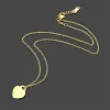 Tiff Gouden Hart Designer Ketting Rose Goud Valentijnsdag Cadeau Sieraden Withbox Snelle Meisjes Cadeau