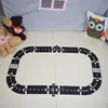 Children road building motorway toy car traffic roadway flexible PVC Puzzles Track Play Set DIY universal accessories game scene 231225