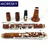 MORESKY Oehler System Clarinet G Tune Redwood Mopane Clarinet Silver Plated Keys M213