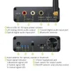 Connecteurs Linkpour convertisseur numérique vers analogique 192 kHz avec amplificateur de casque compatible Bluetooth Dac optique coaxial vers Rca audio 3,5 mm