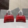 نمط التمساح ذو اللون الصلب الفاخرة الجديدة نمط جديد فرنسي عصا الإبط الكتف الكتف Bagcrossbody Bag Bag Woman Handbag Luxurys حقائب اليد أكياس