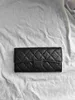 Womens wallets designer Cowhide two fold diamond grid wallet woman long wallet caviar pattern ball pattern leather wallet long wallet plaid handbag