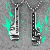 Chains Pipe Wrench Tools Stainless Steel Men Necklaces Pendants Chain Trendy Punk For Boyfriend Male Jewelry Creativity Gift Whole324W