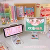 Подставки для планшета MINKYS Kawaii Складной портативный держатель для мобильного телефона Регулируемая по высоте подставка для телефона Держатель для планшета Держатель для планшета 1 шт. DIY наклейкаL231225