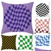 Cushion/Decorative Pillow 40/45/50/60Cm Chess Board Plaids Print S Case Bright Mticolors Geometric Floral Sofa Bed Pillowca Homefavor Dhvrz