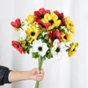 Decorative Flowers Artificial Flower Floral Single Branch Anemone Length Stem Wedding Decor Arrangement Simulation Plant