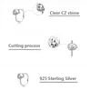 925 zilveren logo trouwring originele doos voor sterling zilver Tear drop CZ diamanten ringen voor dames meisjes kerstcadeaus