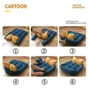 1PC Dog kennel summer winter small dogs Corgi dog mat cage sleeping bed cat nest four seasons universal pet 231225