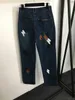 designer jeans dames luxe kleding voor dames herfstbroeken mode kruislogo meisje broek met rechte pijpen nieuw binnen 25 december