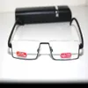 Zonnebrillen Up-H-helft Rim Modern Business Man Gentlemen Antireflective Coating Niet-sferische leesglazen 1 0 1 5 2 0 2 5 3 0 337D