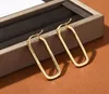 French Fashion Stud Simple Rectangular Earrings Ins Cold Wind Trend Personality Titanium Steel Hundred Matching Gifts9429514
