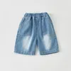 Pantalon 1 à 7 ans enfants shorts en denim bébé garçons filles vêtements de mode d'été