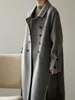 Manteau en laine mi-long à Double boutonnage pour manteau de tempérament d'hiver pour femme