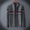 Maglioni maschili Icpans inverno maglione invernale uomini vintage natalizi s cardigan plaid per abiti maschili