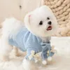 Odzież dla psa Urocza futrzana piłka misia dwupożygie w stylu Sweter Ins Odzież zimowa dzianina zapasy dla zwierząt Schnauder ciepłe ubrania