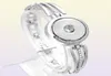 Xinnver Snap Armband DIY Charms Silver Armband Bangles With Crystal Fit 18mm Snap Buttons for Women Jewelry ZE36841407444507071