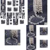 Beads 1Yard Pearl Tassel Tapes Glass Crystal Flower Clear Rhinestone Bridal Trim Fashion Chain Sier Belt Sash Bags Shoes8283568 Drop Dh0Jf