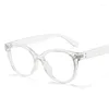 Lunettes de soleil Frames Cat Eye Shape Cadre Lunes Men Femmes Fashion Elecch Anti Blue Light Eyeglass European American Style Computer Verre