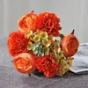 Decorative Flowers Romantic Hand Bouquet Accessories Fake Plant Wedding Decor Party Supplies Artificial Flower Pography Props Wholesale