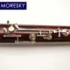 Professional F little bassoon for kids musical instrument Maple body Copper nickel plated keys Children Bassoon BS6F