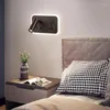 Wall Lamp Led Lamps Cell Phone Wireless Charging With USB Port Nordic Bedside Bed Bedroom Lights Rotatable Switch Reading Light