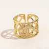 Anel de designer 18k Anéis de casamento de ouro para mulheres Anel de amor Prese