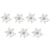 Fiori decorativi 24 PC glitter Fino Fino Flower Artificiale National Tree Wedding