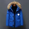 Canadá puffer jaquetas designer masculino real pele de coiote ao ar livre blusão outerwear com capuz manteau para baixo casaco parka doudoune