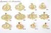 10PCS Goud Kleur Micro Pave CZ Maagd Maria JEZUS Charms Hanger Bevindingen Sieraden 0927235f8681700