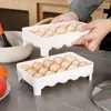 Bouteilles de rangement réfrigérateur ménage coffret d'oeuf alimentaire