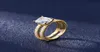 Doublelayer 14K Ring Refers To Four Prong Setting Full Diamond Jewelry Women Men Anillos De Fine Bizuteria 14 K Gold Rings6457277