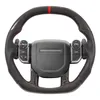 Volant de voiture pour Land Rover Range Rover Discovery Sport Svr Sport Evoque Defender Real Carbone Fibre