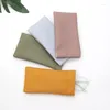 Storage Bags 4 Color Soft PU Leather Sunglasses Glasses Bag Reading Case Sun Pouch Unisex Simple Eyewear Accessories