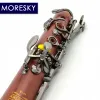 Moresky Red Wood Professional Clarinet BB Rosewood Black Nickel Plating Keys Solid Wood Sib Klarnet M18