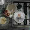 Bowls Kitchen Glass Cookware Cooking Utensils Chicken Of Mushroom Heat-resistant Pot Wooden For