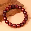 Strand Blood Sandalwood Armband Rosary Beads Natural Wood för män och kvinnor