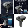 Bluetooth Car Kit Hands FM Transmitter MP3プレーヤータバコライターデュアルUSB CHARGER6827611ドロップデリバリーオートバイルオートサイクルオートOTVMU