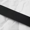 Belts Margiela Style Double Layered Cowhide With Four Corners Handmade Stitching Black Belt Needle Buckle Waistband