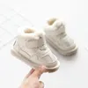 First Walkers High tops scarpe per bambini inverno inverno in pelliccia calda morbida vera vera pelle da ragazzo da neve cavie