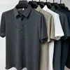 Polos pour hommes Y2K Fashion Casual Summer Souet à manche