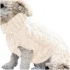 Cão vestuário dropship suéteres inverno malha jumper malhas roupas para animais de estimação cachorrinho gato alto colarinho suéter casacos para petsdog gota entregar dhhte