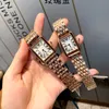 Mode kvinnor tittar på män titta på kvarts rörelse japan batteri klocka silver guld par klänning armbandsur stänk vattentät designer armbandsur montre de luxe